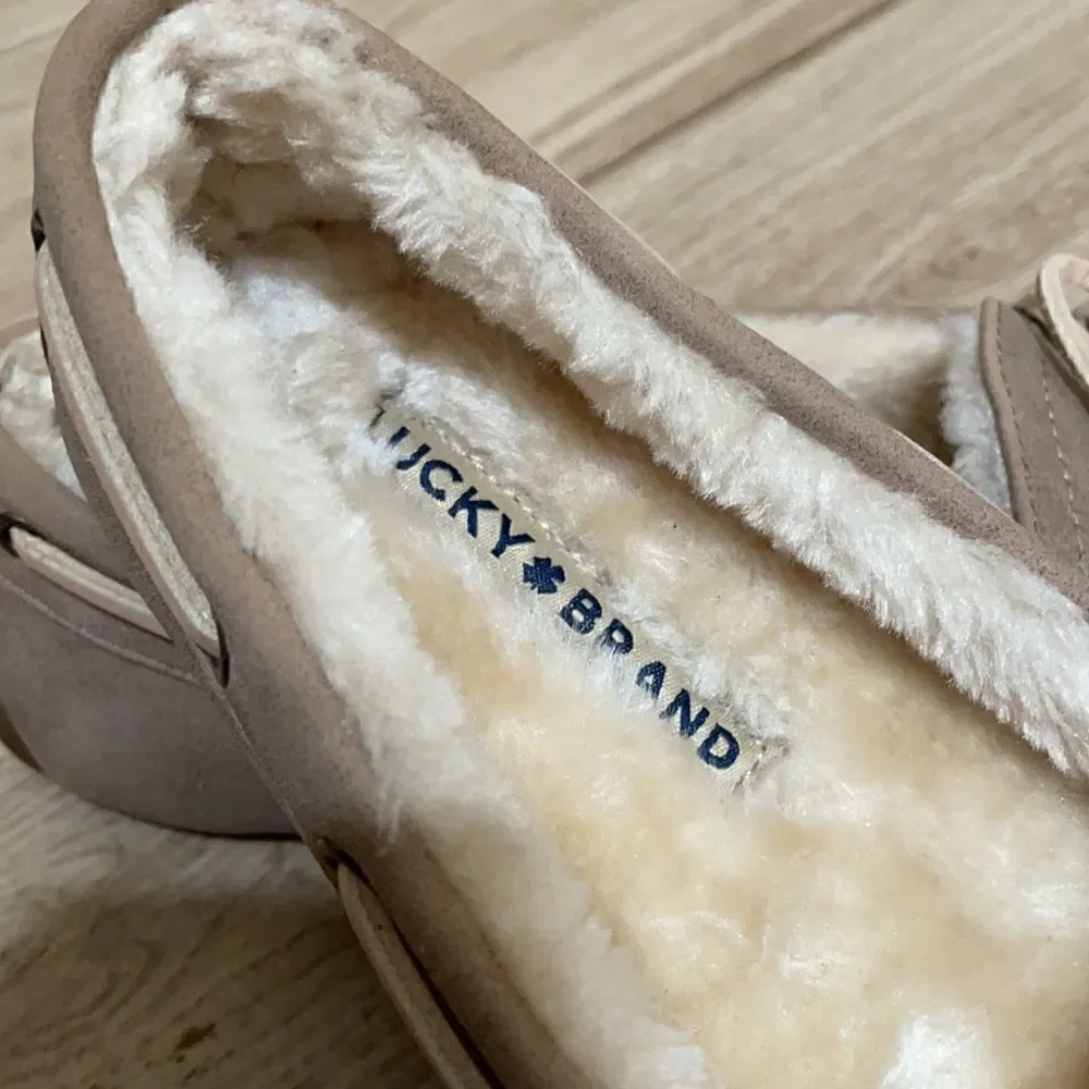 LUCKY BRAND | faux fur loafers